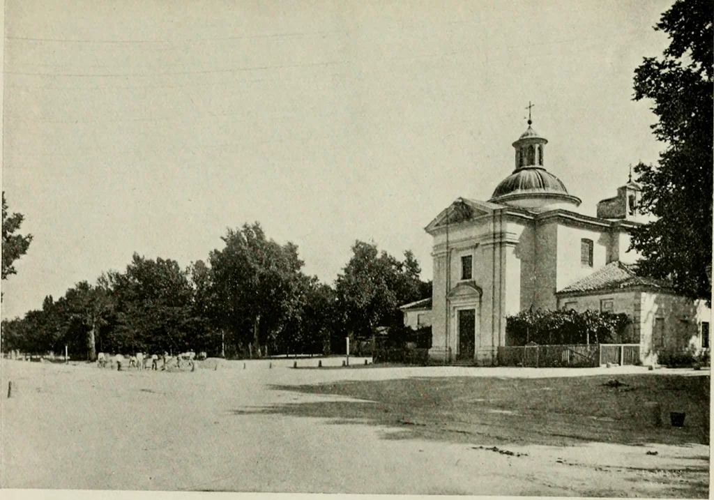 An illustration from Madrid : an historical description and handbook of the Spanish Capital, 1909, leaf 328