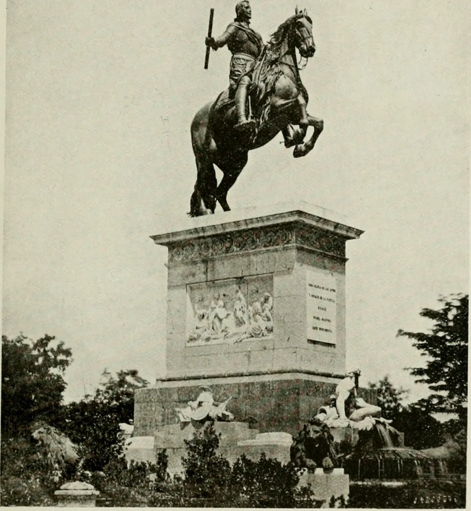 An illustration from Madrid : an historical description and handbook of the Spanish Capital, 1909, leaf 496