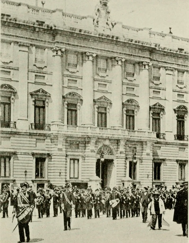 An illustration from Madrid : an historical description and handbook of the Spanish Capital, 1909, leaf 516