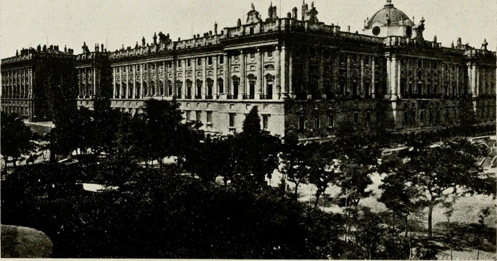 An illustration from Madrid : an historical description and handbook of the Spanish Capital, 1909, leaf 517