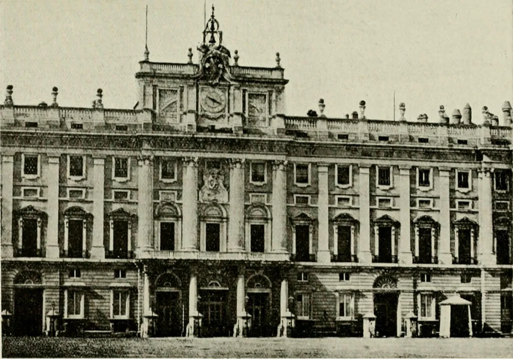 An illustration from Madrid : an historical description and handbook of the Spanish Capital, 1909, leaf 520
