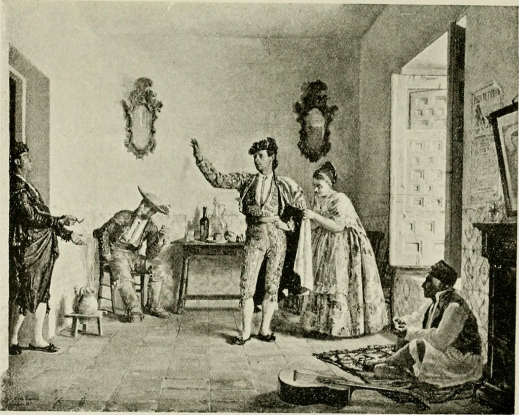 An illustration from Madrid : an historical description and handbook of the Spanish Capital, 1909, leaf 620
