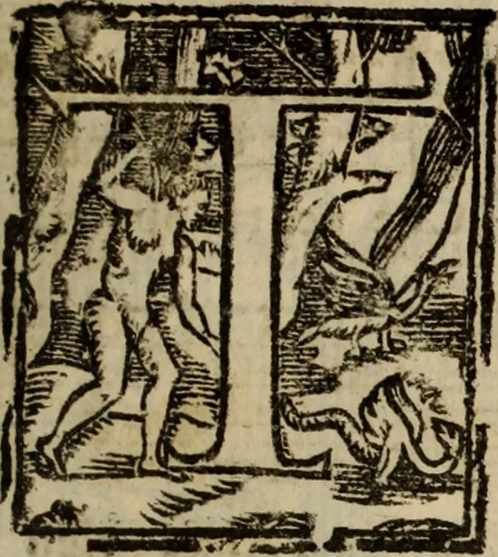 An illustration from Madrigali ... a cinqve voci. Libro primo[-sesto] .., 1611, leaf 104