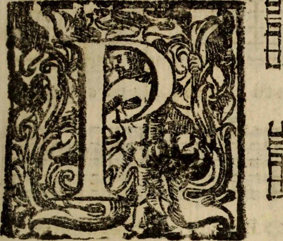 An illustration from Madrigali ... a cinqve voci. Libro primo[-sesto] .., 1611, leaf 106