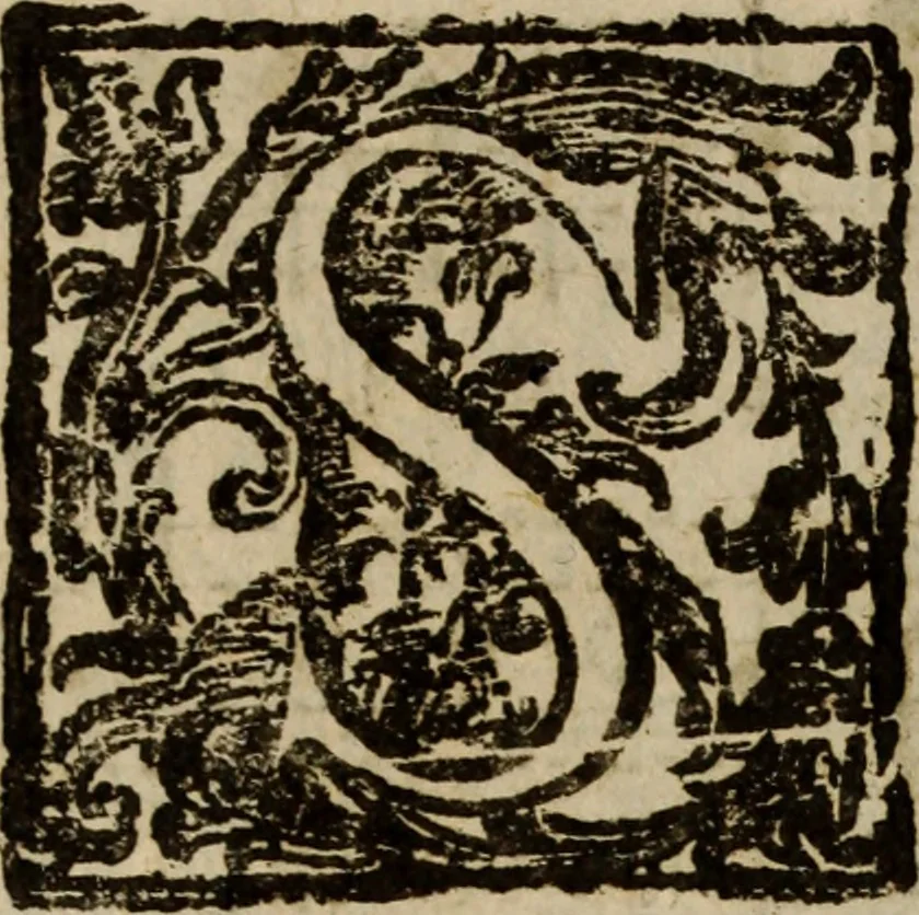 An illustration from Madrigali ... a cinqve voci. Libro primo[-sesto] .., 1611, leaf 11