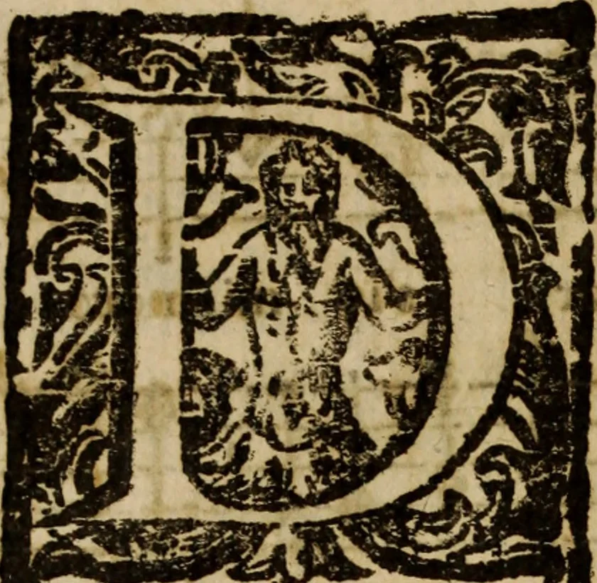 An illustration from Madrigali ... a cinqve voci. Libro primo[-sesto] .., 1611, leaf 121