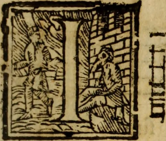 An illustration from Madrigali ... a cinqve voci. Libro primo[-sesto] .., 1611, leaf 122