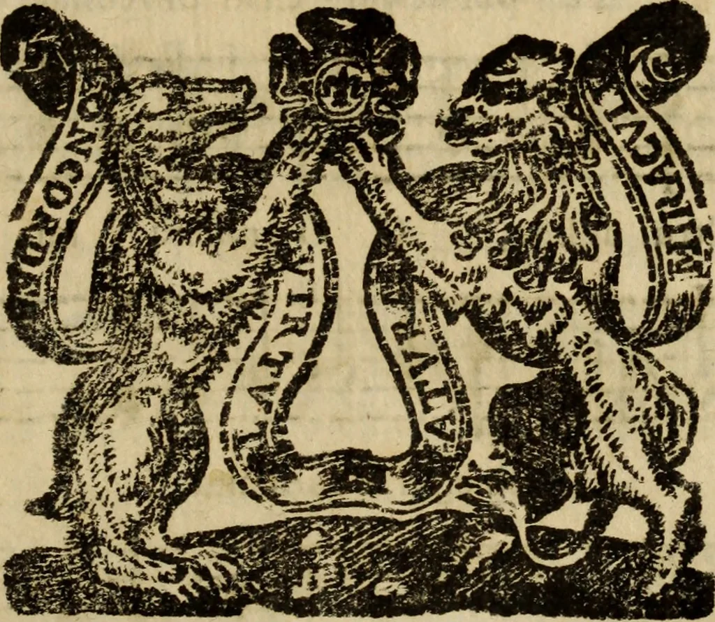 An illustration from Madrigali ... a cinqve voci. Libro primo[-sesto] .., 1611, leaf 136