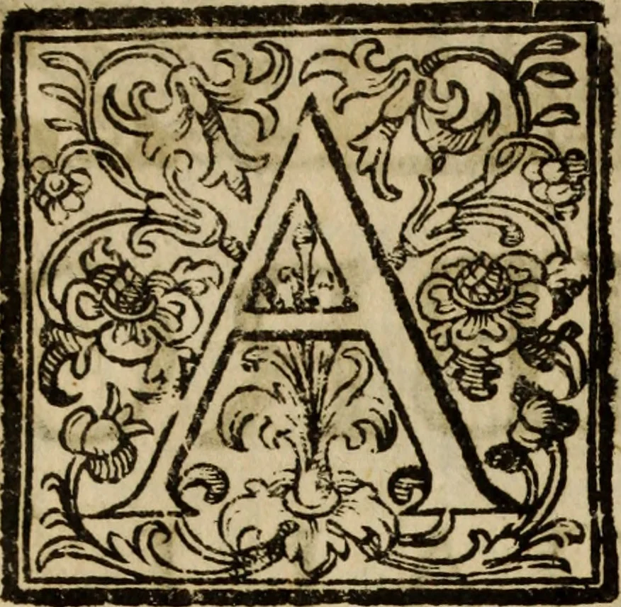 An illustration from Madrigali ... a cinqve voci. Libro primo[-sesto] .., 1611, leaf 137