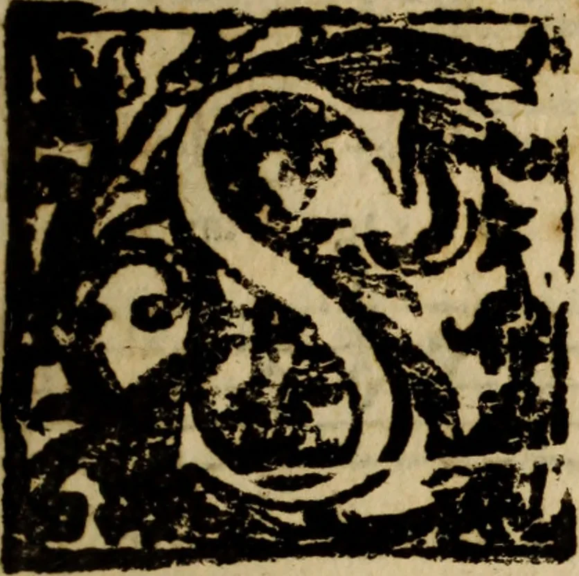 An illustration from Madrigali ... a cinqve voci. Libro primo[-sesto] .., 1611, leaf 142