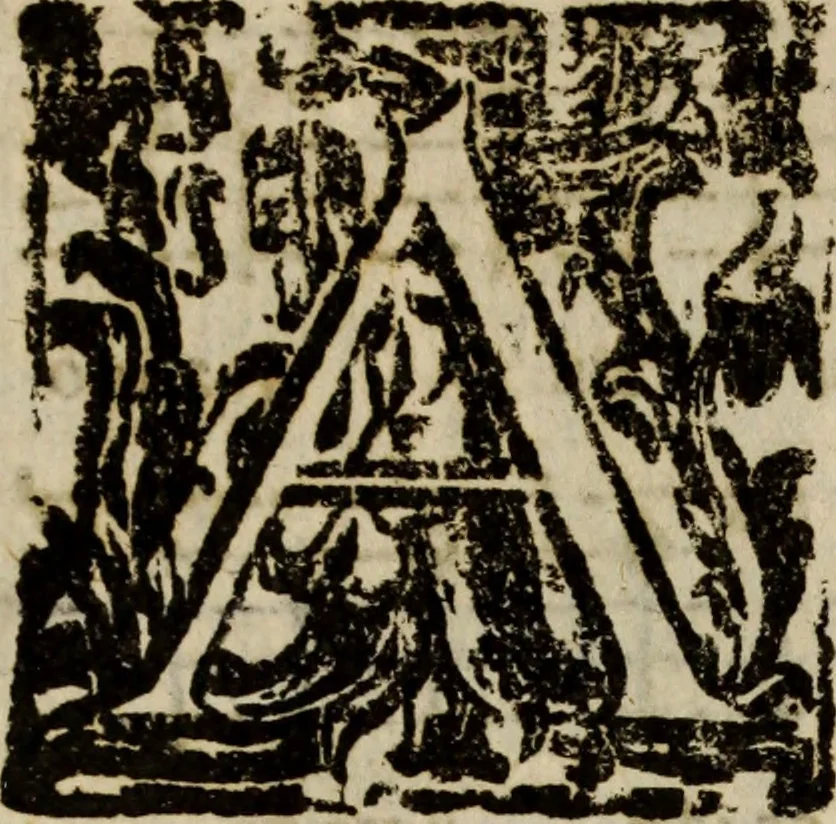 An illustration from Madrigali ... a cinqve voci. Libro primo[-sesto] .., 1611, leaf 145