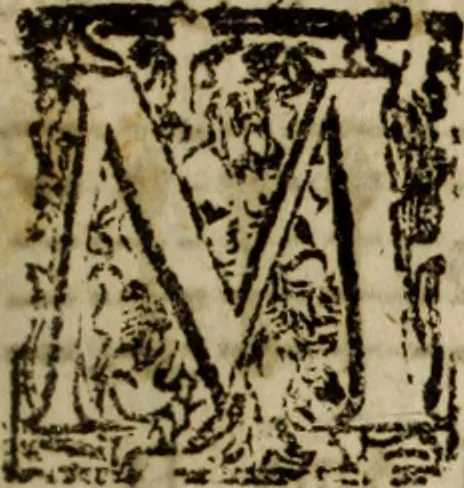 An illustration from Madrigali ... a cinqve voci. Libro primo[-sesto] .., 1611, leaf 146