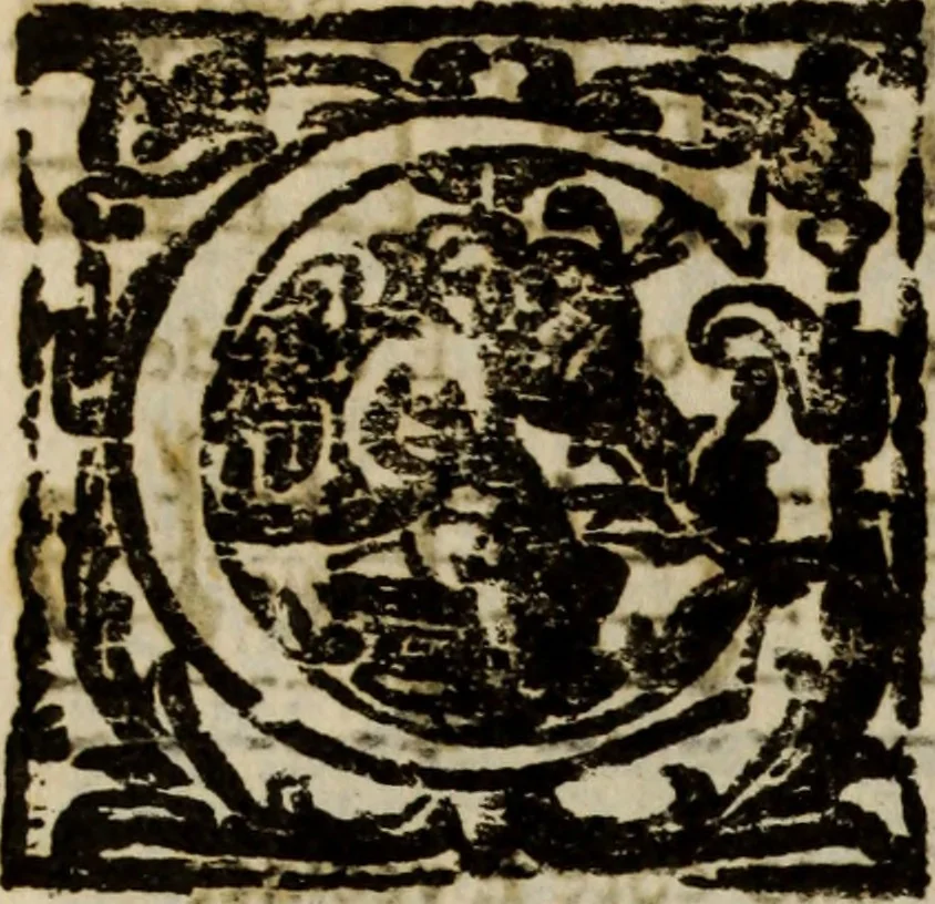 An illustration from Madrigali ... a cinqve voci. Libro primo[-sesto] .., 1611, leaf 147