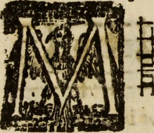 An illustration from Madrigali ... a cinqve voci. Libro primo[-sesto] .., 1611, leaf 147