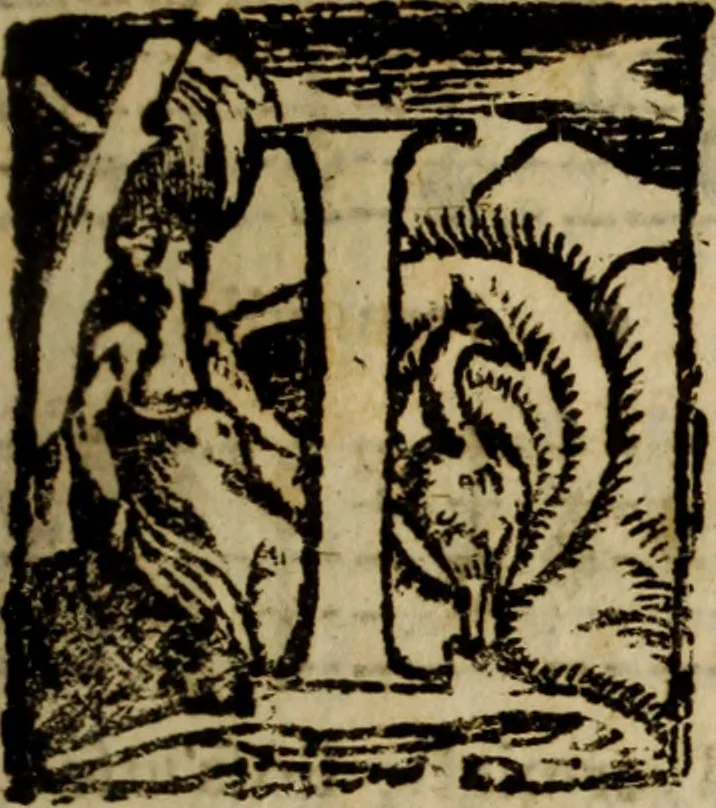An illustration from Madrigali ... a cinqve voci. Libro primo[-sesto] .., 1611, leaf 150