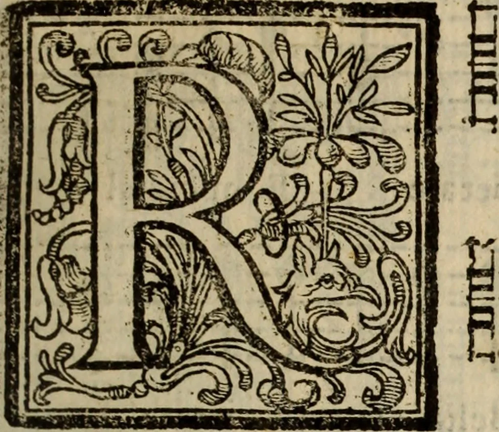 An illustration from Madrigali ... a cinqve voci. Libro primo[-sesto] .., 1611, leaf 158