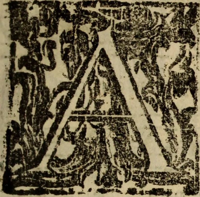 An illustration from Madrigali ... a cinqve voci. Libro primo[-sesto] .., 1611, leaf 160