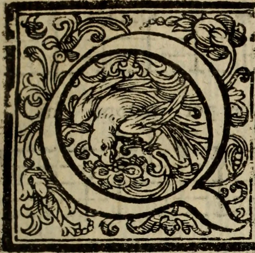 An illustration from Madrigali ... a cinqve voci. Libro primo[-sesto] .., 1611, leaf 164