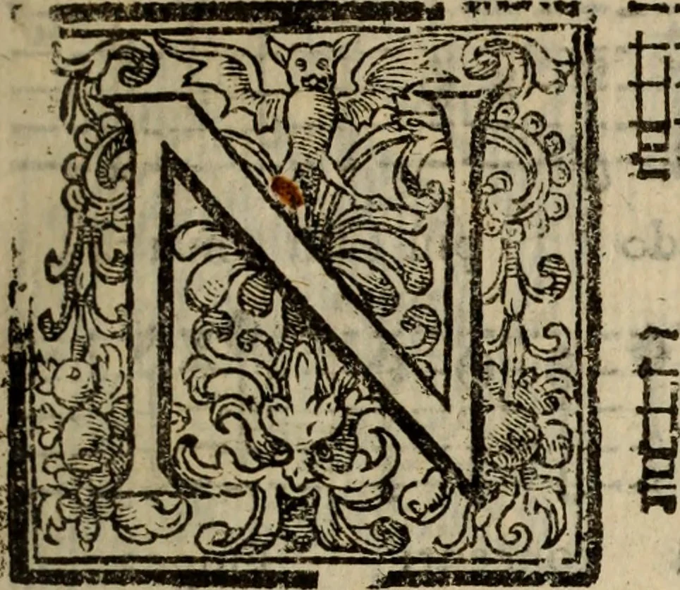 An illustration from Madrigali ... a cinqve voci. Libro primo[-sesto] .., 1611, leaf 166
