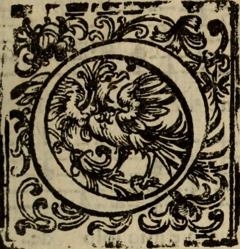 An illustration from Madrigali ... a cinqve voci. Libro primo[-sesto] .., 1611, leaf 168