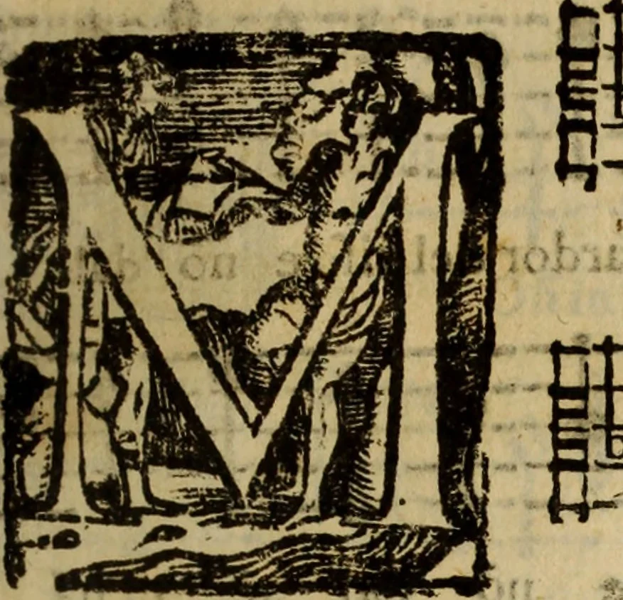 An illustration from Madrigali ... a cinqve voci. Libro primo[-sesto] .., 1611, leaf 182