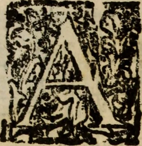 An illustration from Madrigali ... a cinqve voci. Libro primo[-sesto] .., 1611, leaf 185