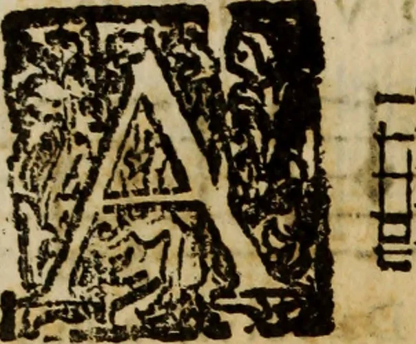 An illustration from Madrigali ... a cinqve voci. Libro primo[-sesto] .., 1611, leaf 189
