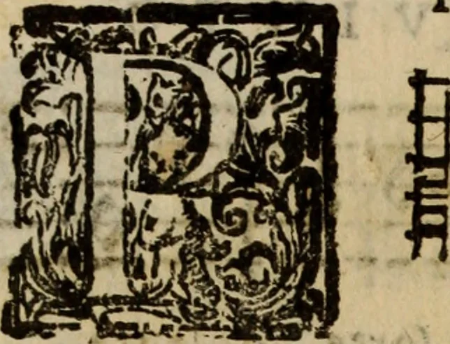 An illustration from Madrigali ... a cinqve voci. Libro primo[-sesto] .., 1611, leaf 197