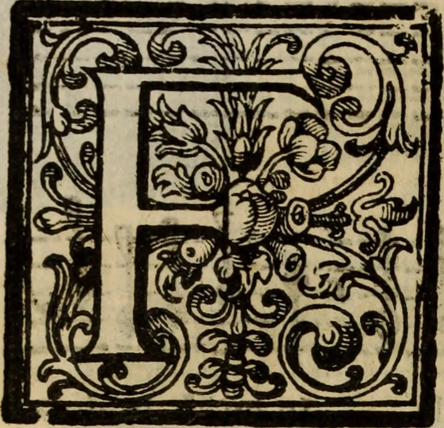 An illustration from Madrigali ... a cinqve voci. Libro primo[-sesto] .., 1611, leaf 201