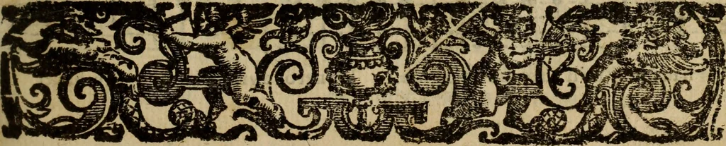 An illustration from Madrigali ... a cinqve voci. Libro primo[-sesto] .., 1611, leaf 204