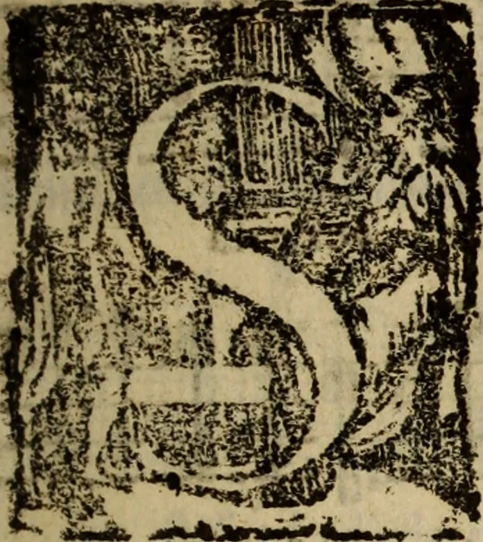 An illustration from Madrigali ... a cinqve voci. Libro primo[-sesto] .., 1611, leaf 206