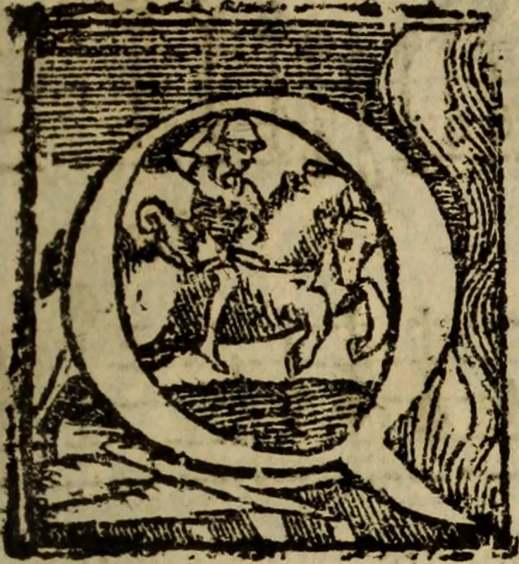 An illustration from Madrigali ... a cinqve voci. Libro primo[-sesto] .., 1611, leaf 208