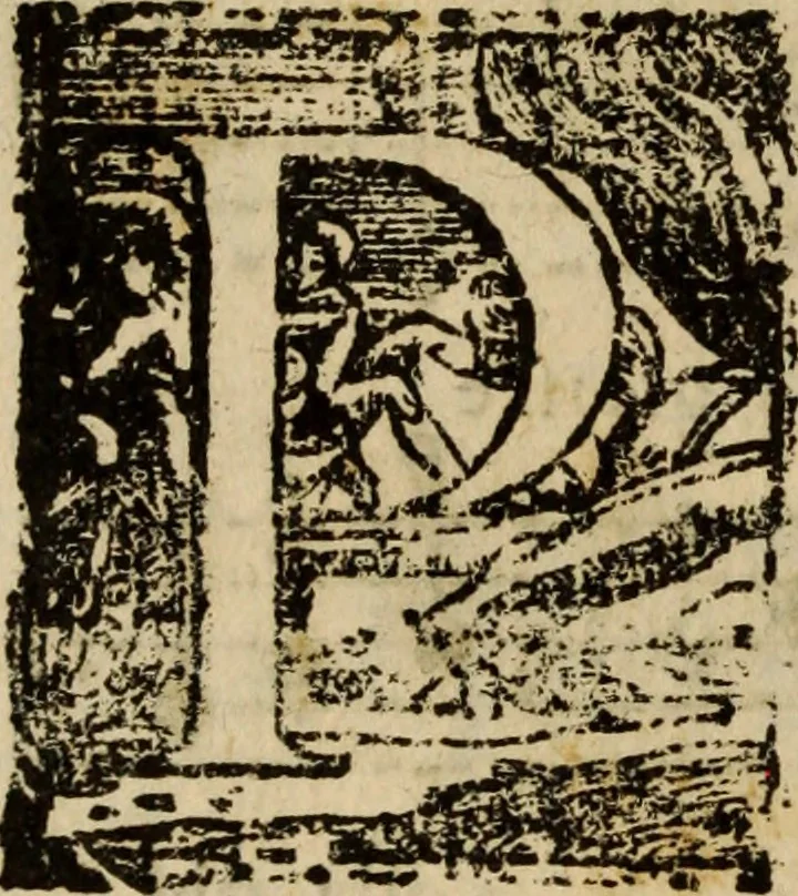 An illustration from Madrigali ... a cinqve voci. Libro primo[-sesto] .., 1611, leaf 211