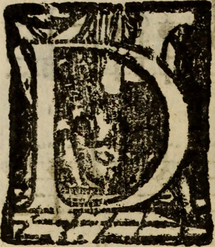 An illustration from Madrigali ... a cinqve voci. Libro primo[-sesto] .., 1611, leaf 217