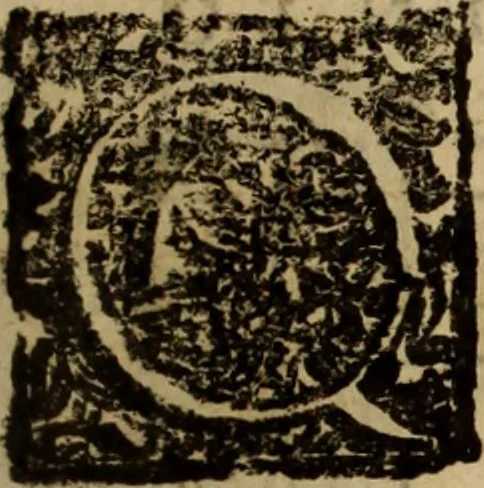 An illustration from Madrigali ... a cinqve voci. Libro primo[-sesto] .., 1611, leaf 226