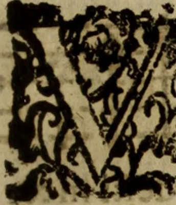 An illustration from Madrigali ... a cinqve voci. Libro primo[-sesto] .., 1611, leaf 230
