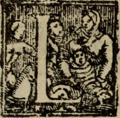 An illustration from Madrigali ... a cinqve voci. Libro primo[-sesto] .., 1611, leaf 237