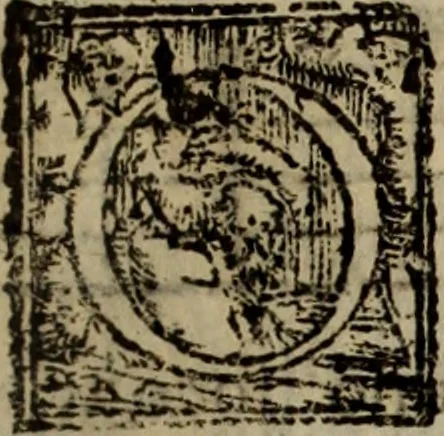 An illustration from Madrigali ... a cinqve voci. Libro primo[-sesto] .., 1611, leaf 238