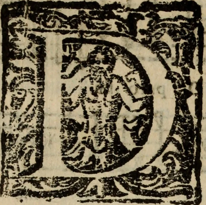 An illustration from Madrigali ... a cinqve voci. Libro primo[-sesto] .., 1611, leaf 239