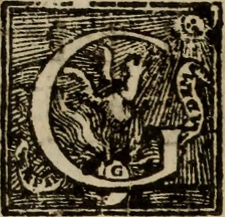 An illustration from Madrigali ... a cinqve voci. Libro primo[-sesto] .., 1611, leaf 241