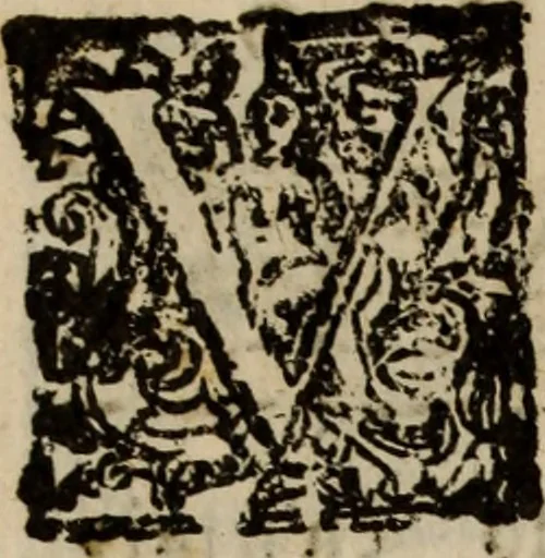 An illustration from Madrigali ... a cinqve voci. Libro primo[-sesto] .., 1611, leaf 257