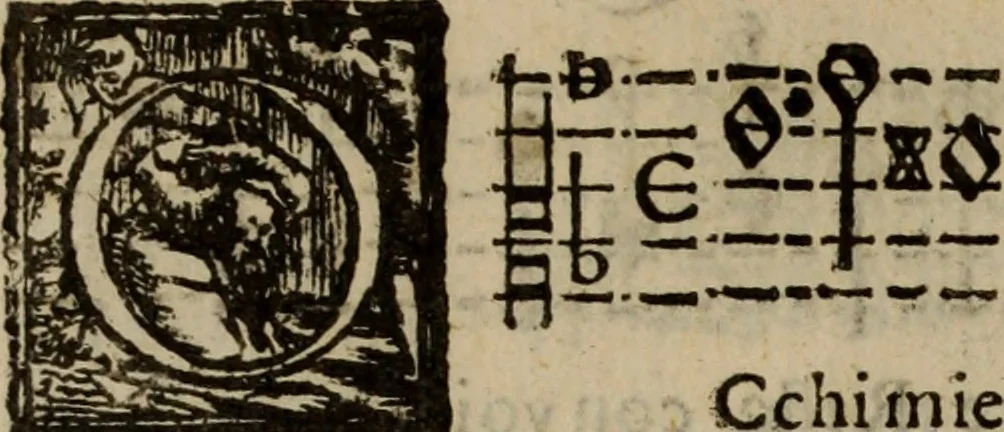 An illustration from Madrigali ... a cinqve voci. Libro primo[-sesto] .., 1611, leaf 267