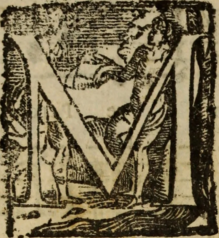 An illustration from Madrigali ... a cinqve voci. Libro primo[-sesto] .., 1611, leaf 27