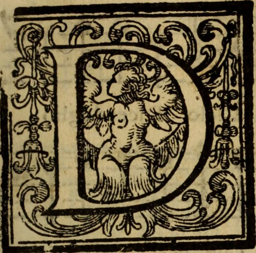 An illustration from Madrigali ... a cinqve voci. Libro primo[-sesto] .., 1611, leaf 270