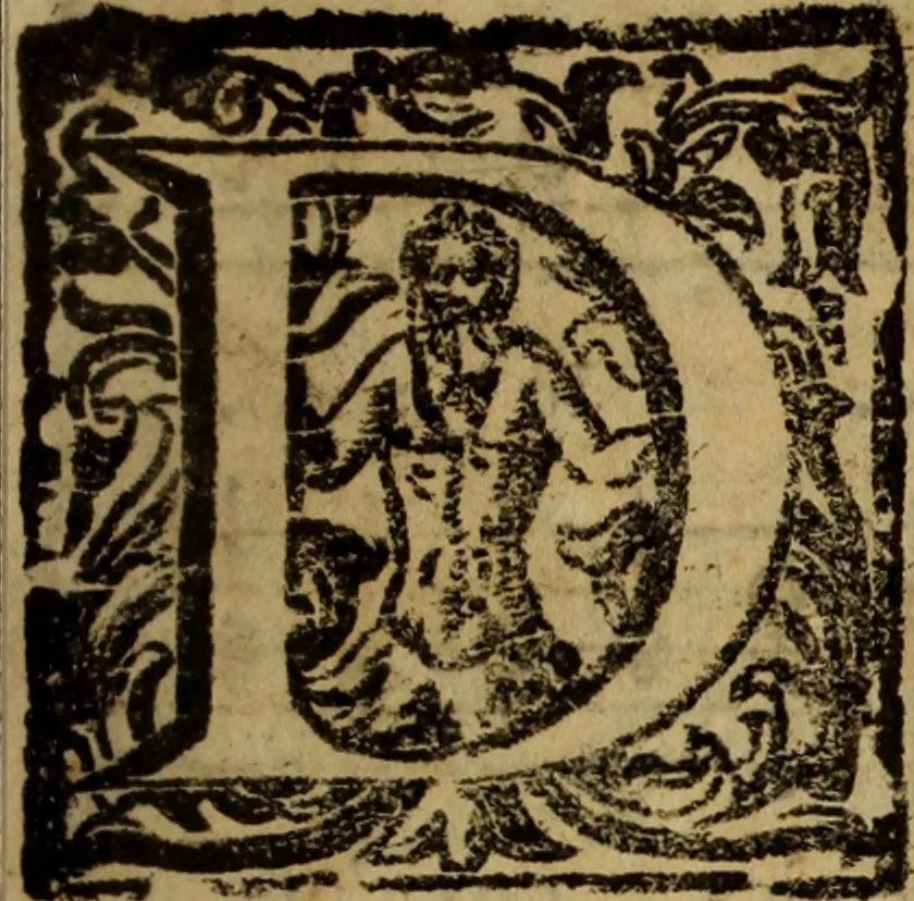 An illustration from Madrigali ... a cinqve voci. Libro primo[-sesto] .., 1611, leaf 282