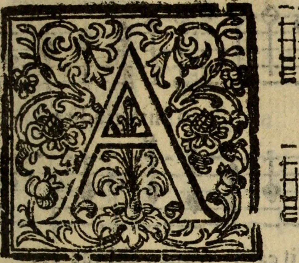 An illustration from Madrigali ... a cinqve voci. Libro primo[-sesto] .., 1611, leaf 294