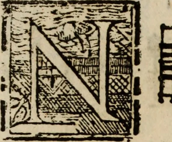 An illustration from Madrigali ... a cinqve voci. Libro primo[-sesto] .., 1611, leaf 301