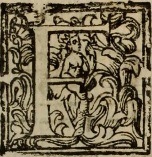 An illustration from Madrigali ... a cinqve voci. Libro primo[-sesto] .., 1611, leaf 310