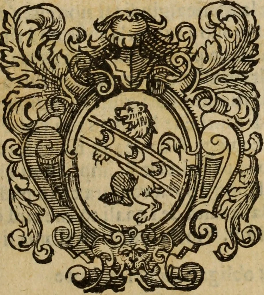 An illustration from Madrigali ... a cinqve voci. Libro primo[-sesto] .., 1611, leaf 340