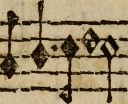 An illustration from Madrigali ... a cinqve voci. Libro primo[-sesto] .., 1611, leaf 353